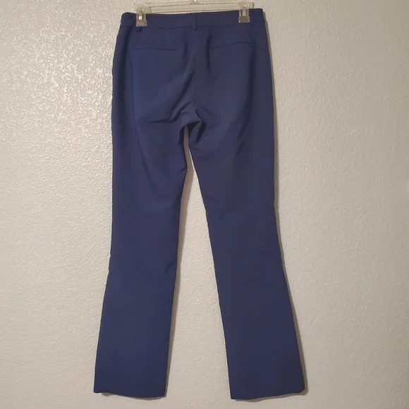 Express Columnist Barely Boot Midrise Pants Size 6R Blue - Picture 2 of 2